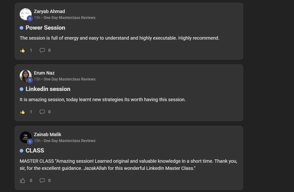 Community review 6